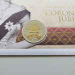 2013 Coin First Day Covers - The Queen's Coronation Jubilee 60th Anniversary Silver Proof £5 Coin PNC Cover - UK FDC - Obverse