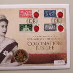 2013 Coin First Day Covers - The Queen's Coronation Jubilee 60th Anniversary Silver Proof £5 Coin PNC Cover - UK FDC - Right