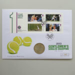 2013 Medal First Day Covers - Andy Murray Tennis Gentlemen's Singles Champion Silver Medal PNC Cover - UK FDC - Face