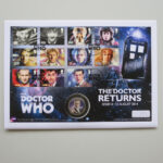 2014 Coin First Day Covers - BBC Doctor Who The Doctor Returns Medal PNC Cover- UK FDC - Face